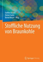 book Stoffliche Nutzung von Braunkohle