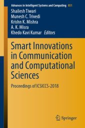 book Smart Innovations in Communication and Computational Sciences: Proceedings of ICSICCS-2018