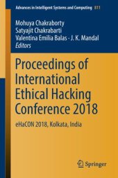 book Proceedings of International Ethical Hacking Conference 2018: eHaCON 2018, Kolkata, India