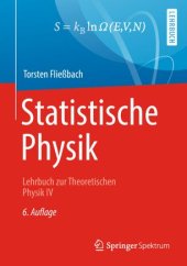 book Statistische Physik: Lehrbuch zur Theoretischen Physik IV