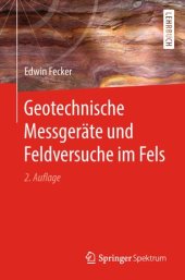 book Geotechnische Messgeräte und Feldversuche im Fels