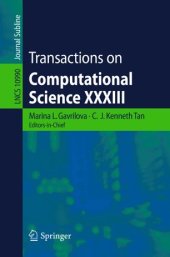 book Transactions on Computational Science XXXIII