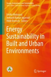 book Energy Sustainability in Built and Urban Environments