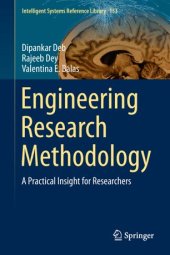 book Engineering Research Methodology: A Practical Insight for Researchers