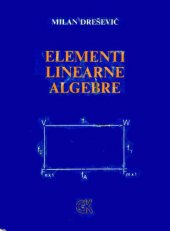 book Elementi Linearne Algebre