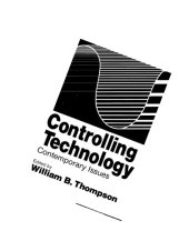 book Controlling technology, contemporary issues