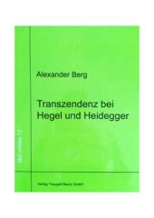 book Transzendenz bei Hegel und Heidegger