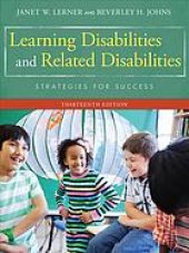 book Learning Disabilities and Related Disabilities: Strategies for Success [HTML]