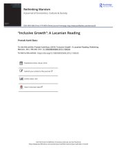 book Inclusive Growth A Lacanian Reading