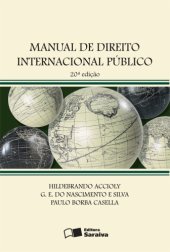 book Manual de Direito Internacional Público - 20ª edição