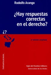 book ¿Hay respuestas correctas en el derecho?