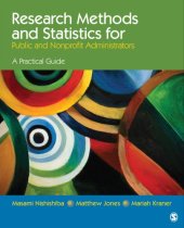 book Research Methods and Statistics for Public and Nonprofit Administrators - A Practical Guide