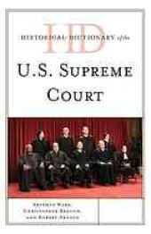 book Historical dictionary of the U.S. Supreme Court