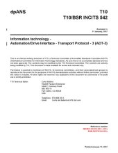 book SCSI Automation/Drive Interface - Transport Protocol - 3 (ADT-3 r01c)