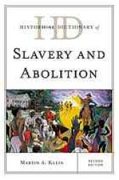 book Historical dictionary of slavery and abolition