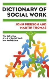 book Dictionary of social work