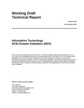 book SCSI Domain Validation (SDV r08b)