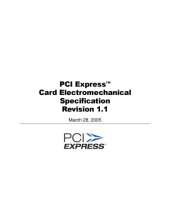 book PCI Express Card Electromechanical Specification Revision 1.1 (PCIe CEM)