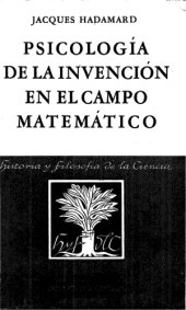 book Psicología de la invención en el campo matemático