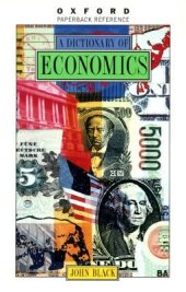 book A Dictionary of Economics