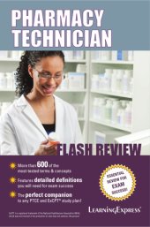 book Pharmacy Technician Flash Review