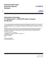 book AT Attachment 8 - ATA/ATAPI Serial Transport (ATA8-AST r4)