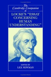 book The Cambridge companion to Locke's ''Essay concerning human understanding''