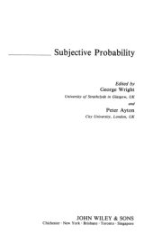 book Subjective Probability