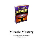 book Miracle Mastery