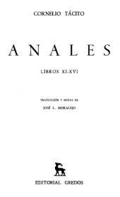 book Anales Libros XI a XVI