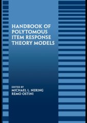 book Handbook of Polytomous Item Response Theory Models