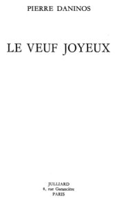 book Le veuf joyeux