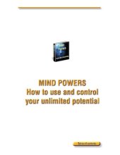 book Mind Powers: How to use and control your unlimited potential