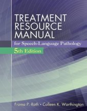 book Treatment Resource Manual for Speech Language Pathology (with Student Web Site Printed Access Card)