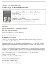 book Adam Smith and Rousseau: Ethics, Politics, Economics