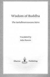 book Wisdom of Buddha The Samdhinirmocana Sutra