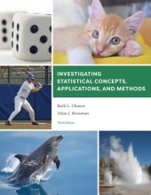 book Investigating Statistical Concepts, Applications, and Methods