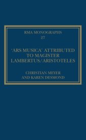 book The ’Ars musica’ Attributed to Magister Lambertus/Aristoteles