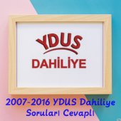 book YDUS Dahiliye Soruları Cevaplı