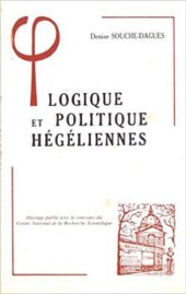 book Logique et Politique Hegéliennes