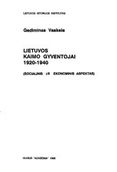 book Lietuvos kaimo gyventojai, 1920-1940: (socialinis ir ekonominis aspektas)