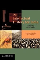 book An Intellectual History for India