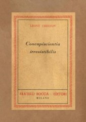 book Concupiscientia irresistibilis (Della filosofia medioevale)