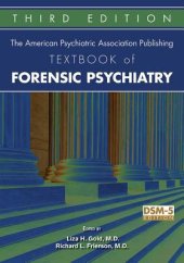 book The American Psychiatric Association Publishing Textbook of Forensic Psychiatry