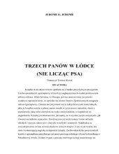 book Trzech panów w łódce, nie licząc psa