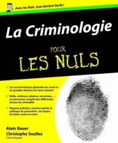 book La Criminologie pour les Nuls