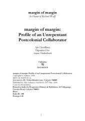 book margin of margin: Profile of an Unrepentant Postcolonial Collaborator