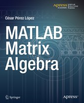 book MATLAB Matrix Algebra