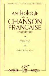 book Anthologie de la chanson francaise 1920-1950