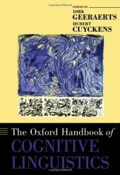 book The Oxford Handbook of Cognitive Linguistics